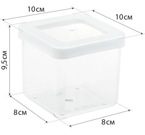 cumpără Container alimentare Idea М1291 10x10x9,5cm 0,65l în Chișinău 