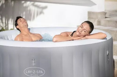 cumpără Piscină cu jacuzzi Bestway 60037BW Jacuzzi SPA St.Lucia AirJet 170x66cm în Chișinău 