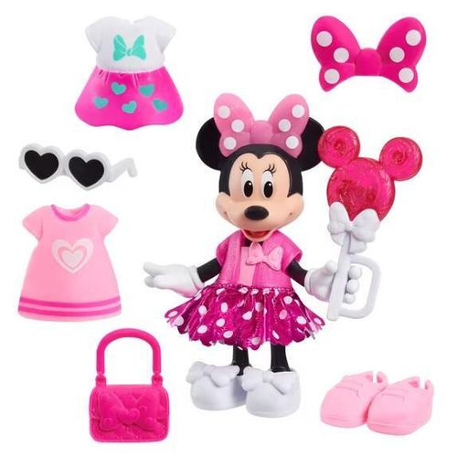 купить Игрушка miscellaneous 88128 Minnie Mouse Fabulous Fashion Doll Teal Case, Pretty in Pink в Кишинёве 
