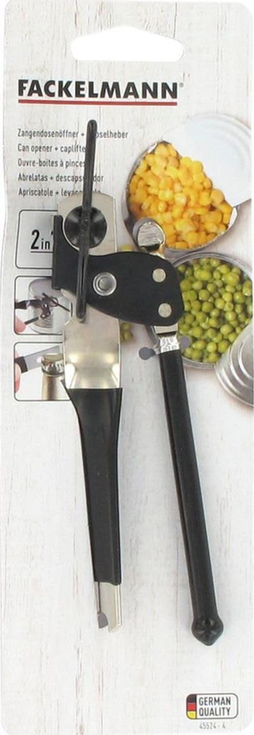 купить Открывалка Fackelmann 22759 Deschizator de conserve "fluture" 15cm, otel/plastic в Кишинёве 