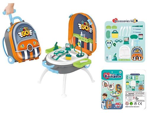 купить Игрушка Essa DL-9917 Set Medical Portabil 4 în 1 cu Mecansim de Tip Lever в Кишинёве 