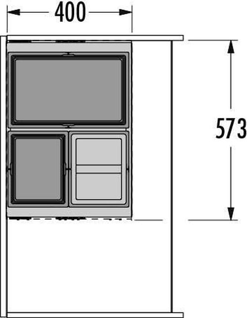 купить Фурнитура для мебели Hailo 3608901 Cargo Aqua 900 28/13/13/D в Кишинёве 