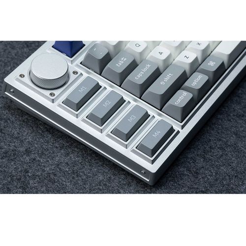 купить Клавиатура Keychron Q3 Pro QMK/VIA Wireless Custom Full-Metal Mechanical Keyboard (Q3P-X1) Silver Grey, 80% TKL layout, Knob, RGB Backlight, Keychron K pro Mechanical Red Switch, Hot-Swap, Bluetooth, USB Type-C, gamer (tastatura/клавиатура) в Кишинёве 