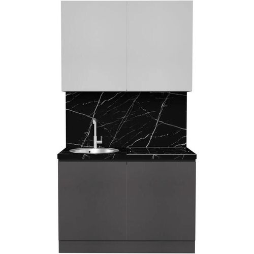 cumpără Mobilă pentru bucatarie ArtFlame GOLA White/Storm Grey (1.2 m.l.) în Chișinău 