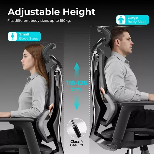 купить Офисное кресло Lumi LV-CH09-8, 4D Armrest, Breathable Mesh Back в Кишинёве 
