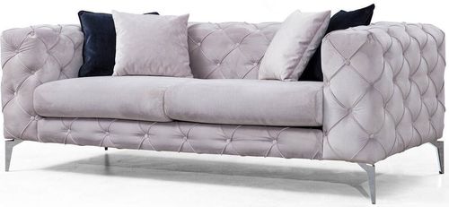купить Диван Trendy Como Gri deschis, 90x73x197cm (2 locuri) в Кишинёве 