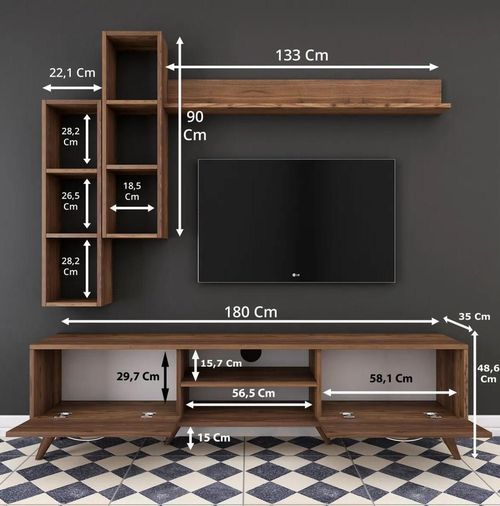 cumpără Set mobilă living Trendy M16, 262 180x48x35cm în Chișinău 