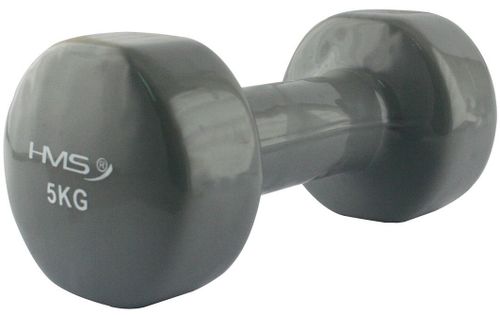 купить Гантель HMS 1472 Gantera vinil 5kg, gri в Кишинёве 