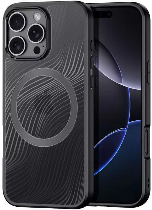 купить Чехол для смартфона Dux Ducis iPhone 16 Pro AIMO with MagSafe, Black в Кишинёве 