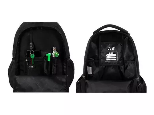 cumpără Rucsac pentru copii St.RIGHT 57793 Ghiozdan scolar 32x21x43cm, St.Black în Chișinău 