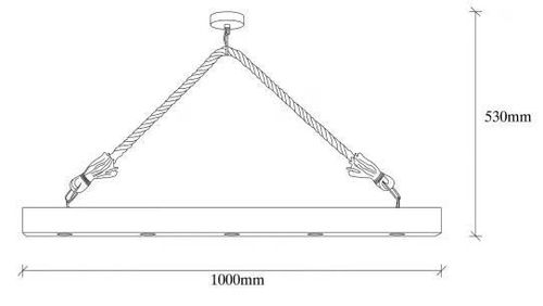 купить Освещение для помещений Trendy Erebos-106-AV, 100x53x7cm в Кишинёве 