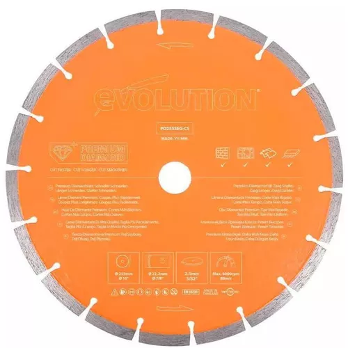 купить Диск отрезной Evolution PD255SEG-CS в Кишинёве 