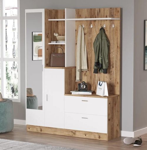 cumpără Mobilă pentru antreu Trendy DD5-AW, 140x181x36cm (GTR001393) în Chișinău 