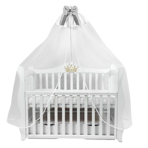купить Кроватка PernaMea Baldachin Renaissance Buline Gri (PM.101300/10) в Кишинёве 