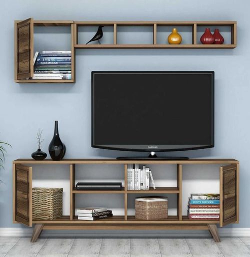 cumpără Set mobilă living Trendy Ayla, Nuc 160x56x35cm în Chișinău 