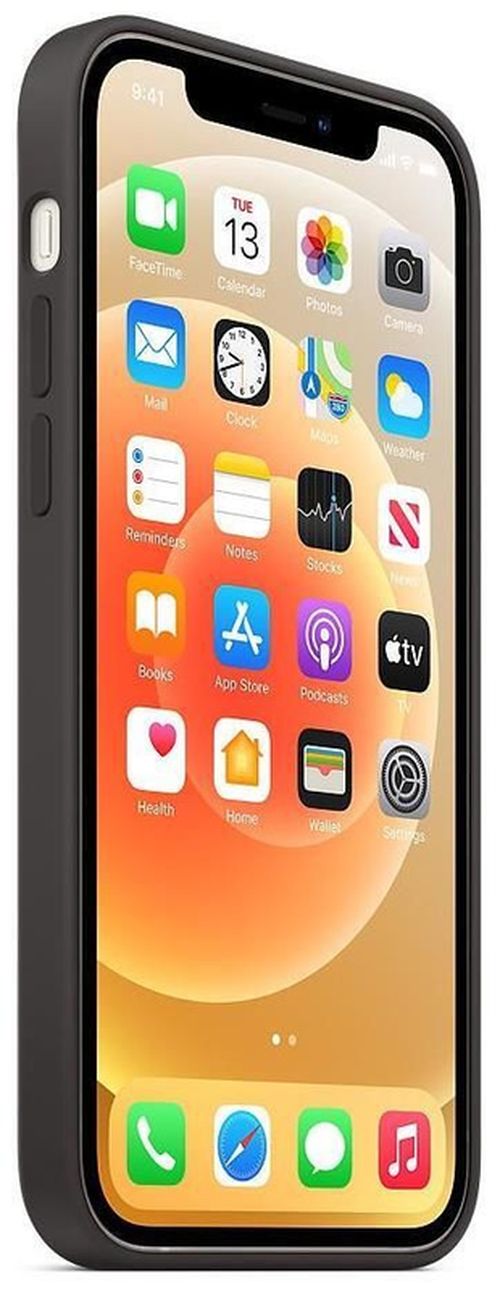 купить Чехол для смартфона Apple iPhone 12 | 12 Pro Silicone Case with MagSafe Black MHL73 в Кишинёве 