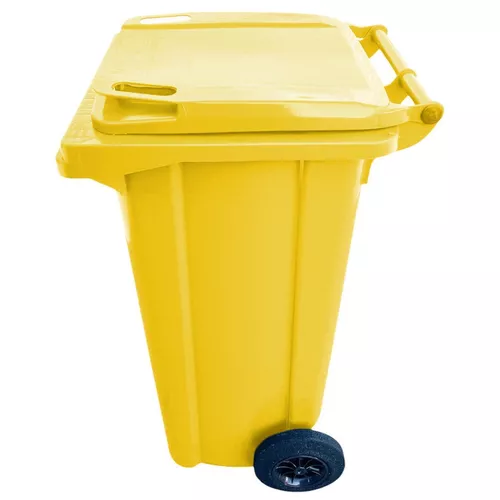cumpără Coș de gunoi Uniplast 37236 Cos pentru transportarea deseurilor 240L pe roti (galben) HE în Chișinău 
