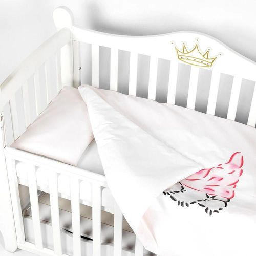 купить Детское постельное белье PernaMea Set lenjerie 3 piese Teddy Love Pink (PM.100468/9) в Кишинёве 