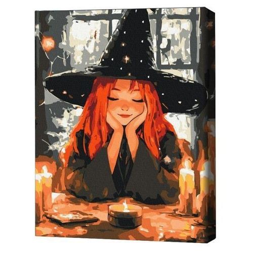 cumpără Tablou pe numere BrushMe RBS54413FC 30x40cm (fără cutie) Noaptea vrăjitoarei în Chișinău 