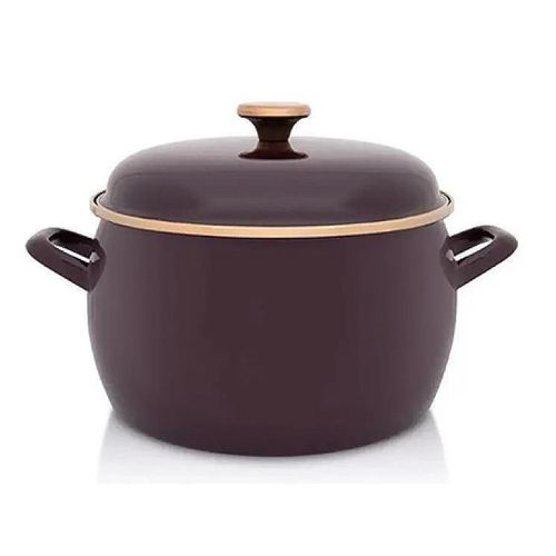 cumpără Cratiță Metalac 57042 Cratita emailata Bordo Princ 20cm, 4.2L, capac din metal în Chișinău 