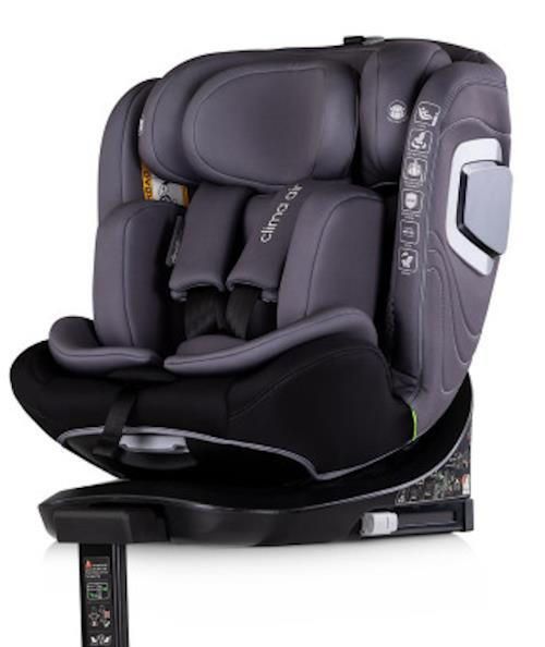 cumpără Scaun auto Chipolino STKCLA2504AN I-Size 40-150cm Isofix 360 Clima Air Anthracite în Chișinău 