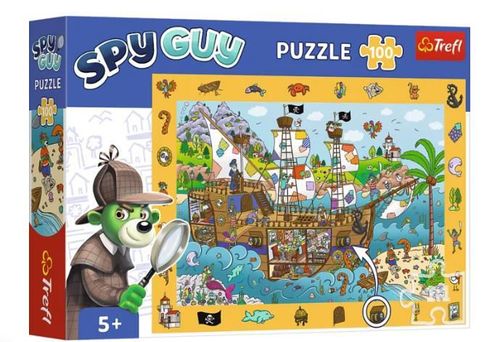 cumpără Puzzle Trefl 15594 Spy Guy. Corabia piratilor, 100el în Chișinău 