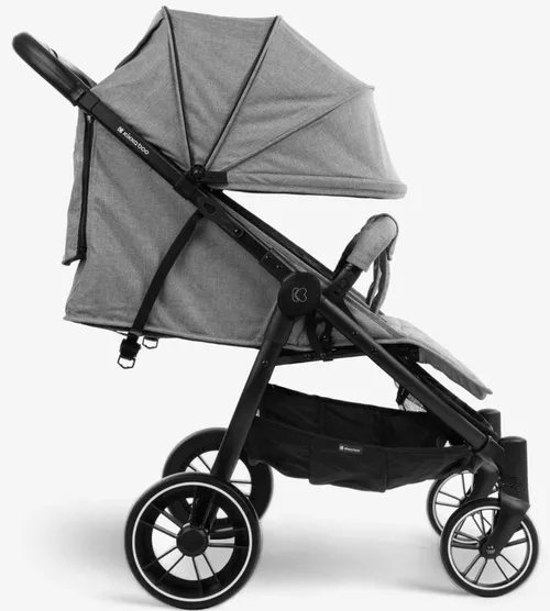 купить Детская коляска Kikka Boo 31001040011 Happy 2 Light Grey, pentru gemeni в Кишинёве 