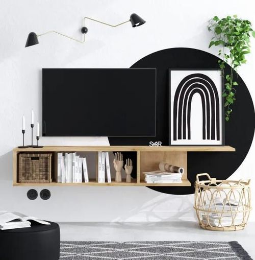 cumpără Comodă TV Trendy Pan DEC0069, 150x26x24cm (GTR000021) în Chișinău 