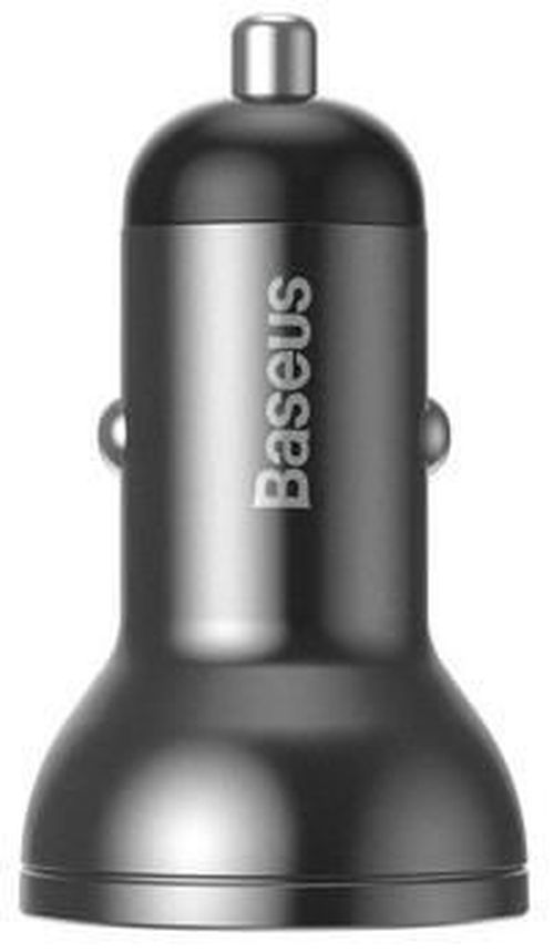 купить Зарядное устройство для автомобиля Baseus TZCCBX-0G Black Suit Grey в Кишинёве 
