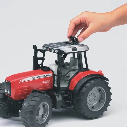 cumpără Mașină Bruder 2045 Tractor cu remorca Massey Ferguson, 43225 în Chișinău 