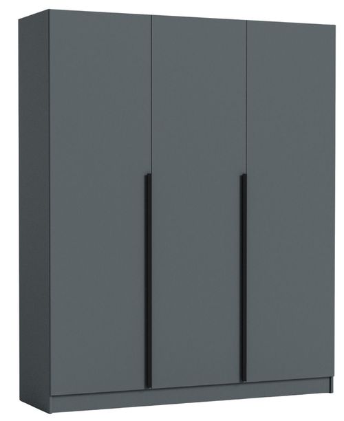 купить Шкаф Nex Home Dulap cu balamale, Urban 180x52x220cm, Antracit в Кишинёве 