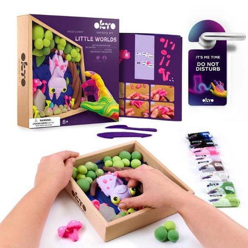 cumpără Set de creație Okto 20033 DIY Set de plastilină ușoară Lumi mici Liliac în Chișinău 