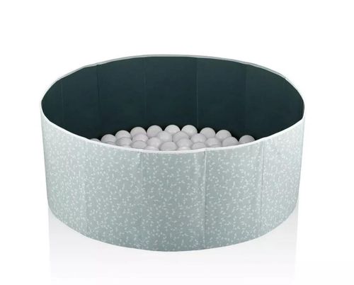 cumpără Complex de joacă pentru copii BabyJem 789 Piscina uscata cu bile Verde, 30x83 cm, 100 bile în Chișinău 