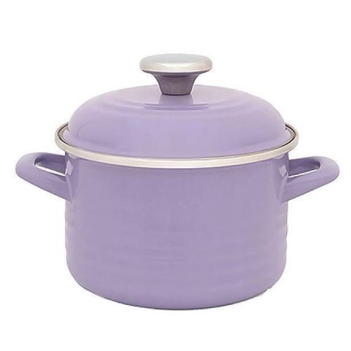 cumpără Cratiță Metalac 57054 Cratita emailata Waves Violet 20cm, 4.0L, capac din metal în Chișinău 