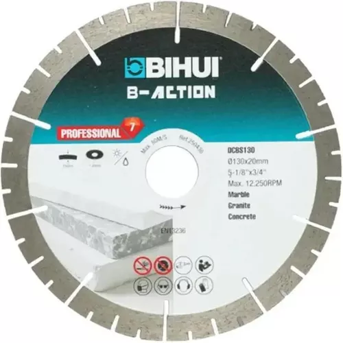 cumpără Disc de tăiere Bihui DCBS130 Segment diamantat 130x20x1.8mm în Chișinău 