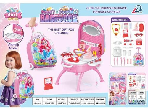 cumpără Jucărie ToyMall 008865 Set doctor în rucsac în Chișinău 