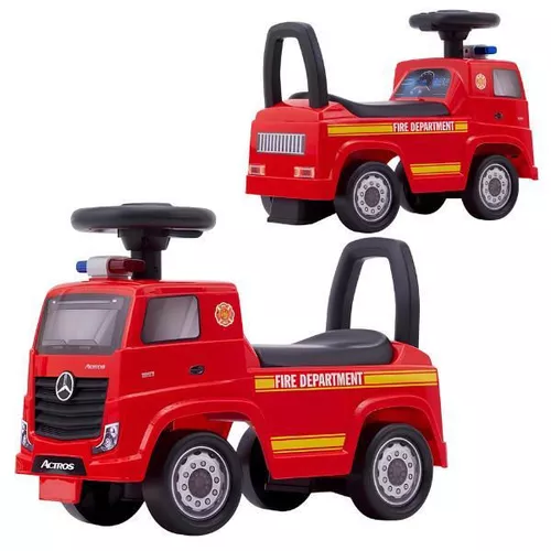 cumpără Tolocar Kids car 9010144 Red "Mercedes-Benz: Actros" cu volan muzical în Chișinău 
