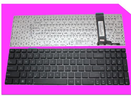 купить Keyboard Asus N550 N56 N76 N750 Q550 R552 U500 w/o frame "ENTER"-small EN Black в Кишинёве 