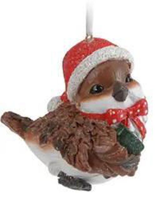 купить Новогодний декор Promstore 27257 Украшение елочное Птица 7cm, керамика в Кишинёве 