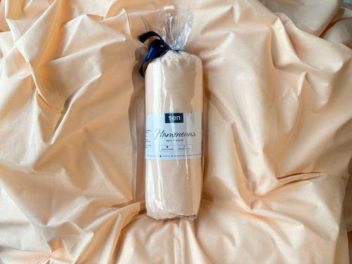 купить Домашний текстиль Relaxe Home Простынь Inspiratie 180x200 см Creamy в Кишинёве 