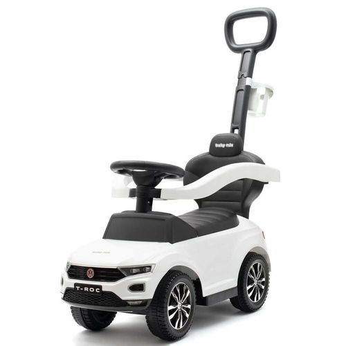 купить Толокар Baby Mix 45780 Volkswagen T-Roc White, с ручкой в Кишинёве 