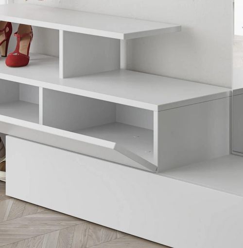 cumpără Mobilă pentru antreu Trendy Ramda Alb, 137x54x35cm (GTR001335) în Chișinău 