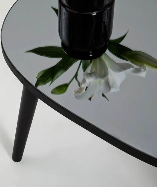 купить Журнальный столик Trendy Gusto, Черный, Дымчатый в Кишинёве 