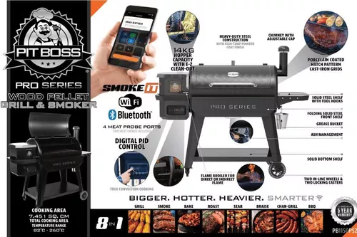 купить Коптильня для мяса Pit Boss Afumatoare pe Peleti PRO 1150 WiFi, Pit Boss (10832) в Кишинёве 