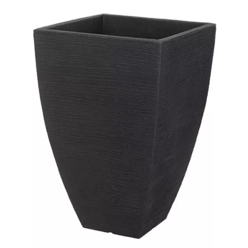 купить Цветочный горшок ProGarden 20864 Trapez din plastic 40x40cm, H60cm, antracit в Кишинёве 