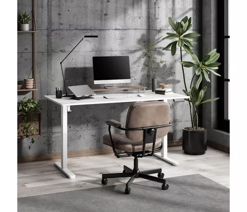 купить Стол компьютерный Sense7 Nojo Light 140x70 White в Кишинёве 