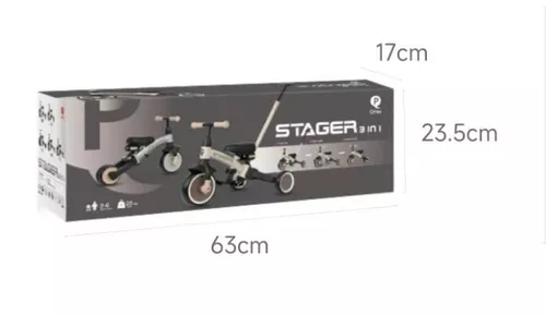 купить Велосипед Qplay Stager 3 in1 Pink в Кишинёве 