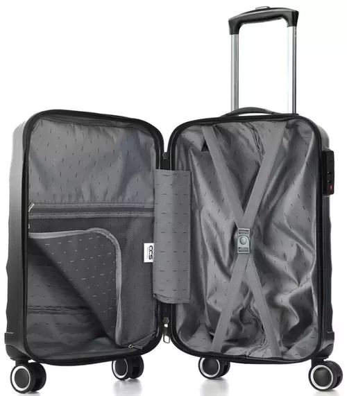 cumpără Valiză CCS 5226 L Black-Grey în Chișinău 