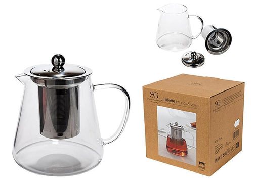 купить Чайник заварочный Promstore 56178 Ceainic din sticla 0.8l SG в Кишинёве 