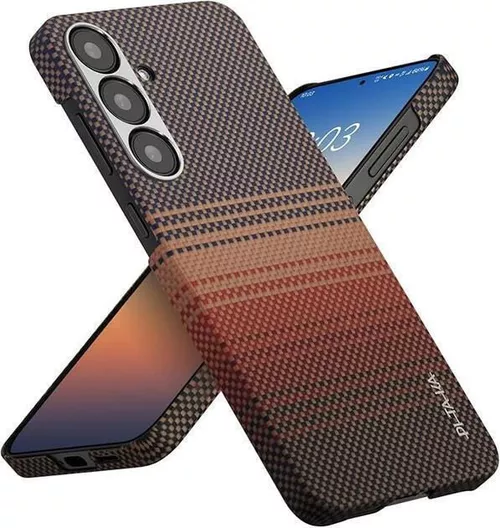 купить Чехол для смартфона Pitaka Sunset Moonrise Tactile Woven for Samsung S25+ Sunset (KS2503S) в Кишинёве 